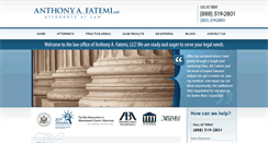 Desktop Screenshot of fatemilaw.com